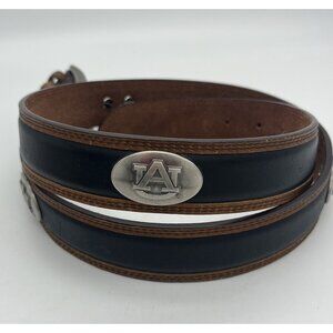Zep-Pro Full Grain Leather Belt Men's 38 Auburn Concho Brown